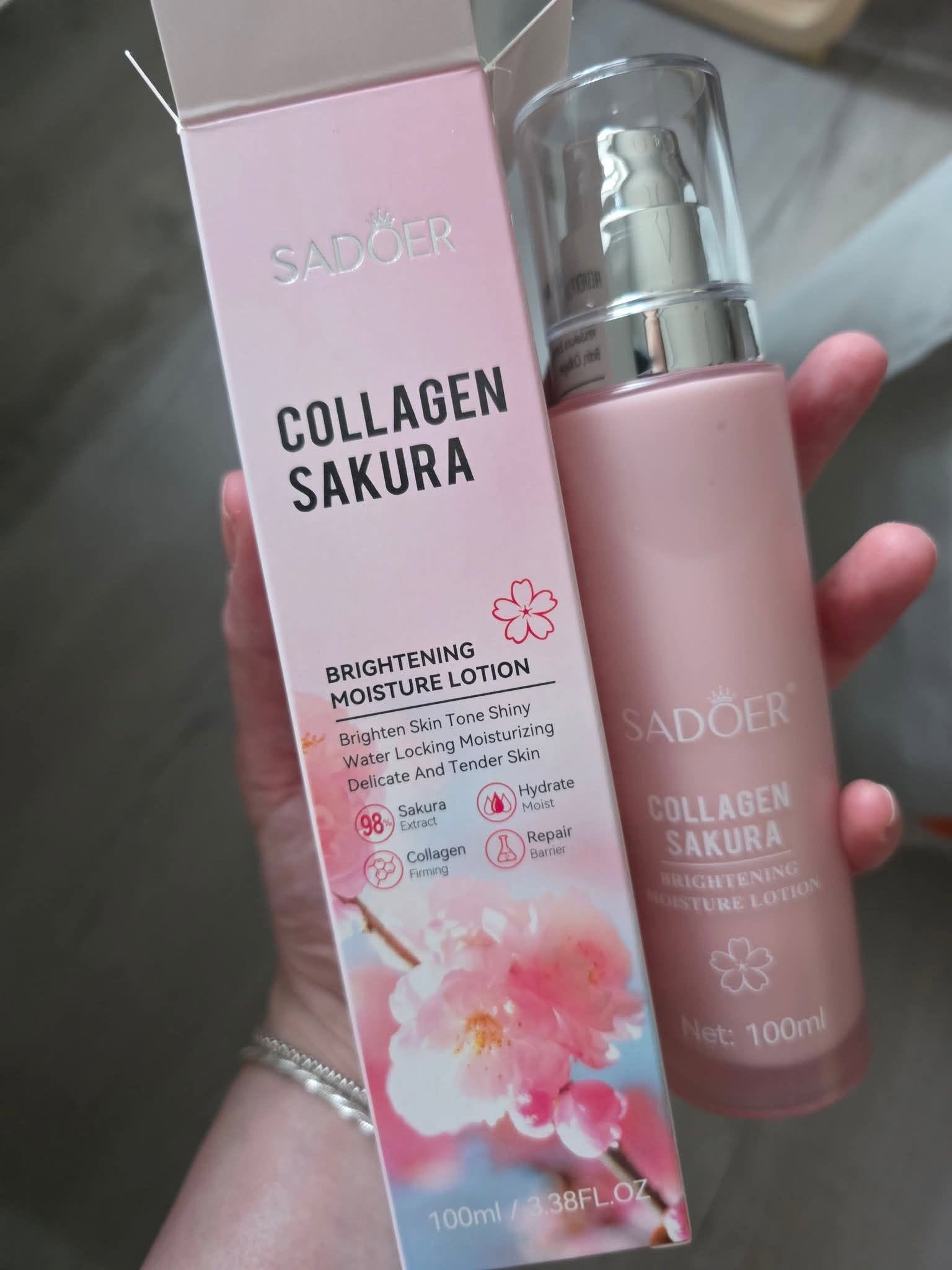 SADOER Collagen Sakura Brightening Moisture Lotion